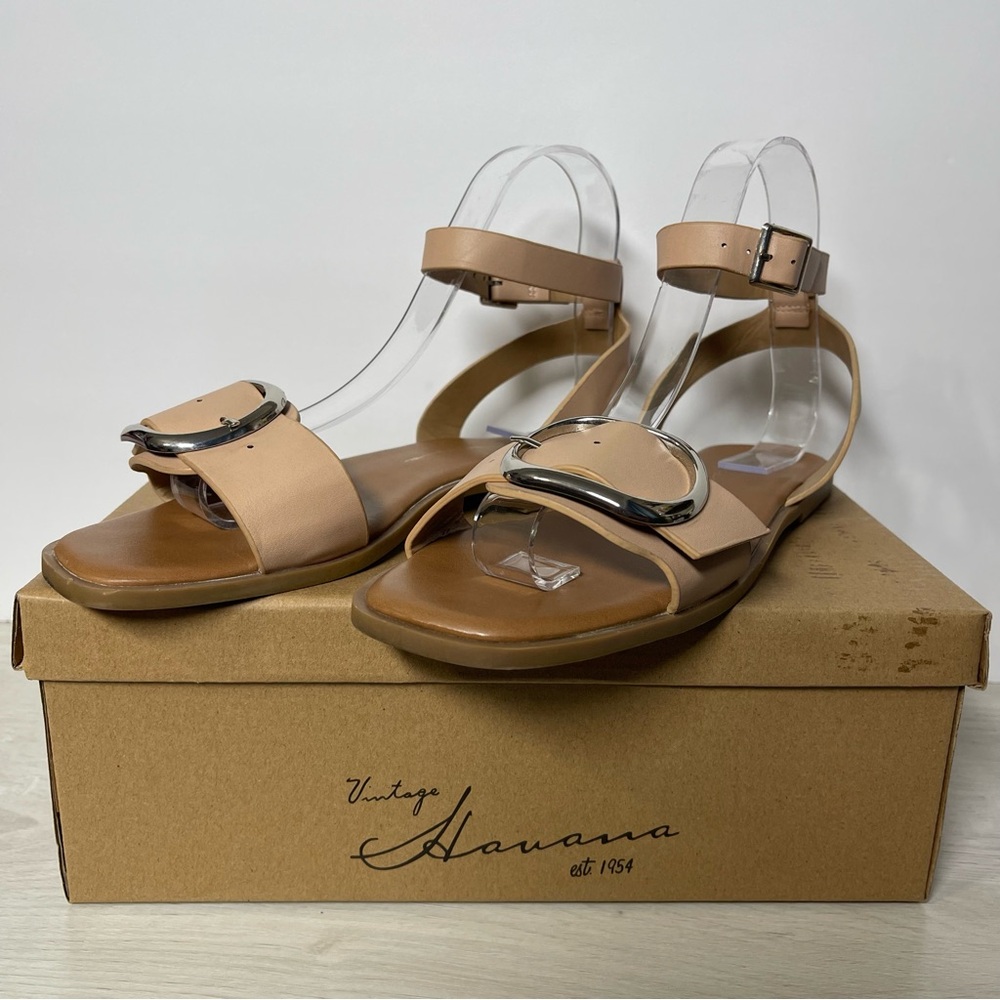 Vintage Havana Nude Sandals Size 6.5